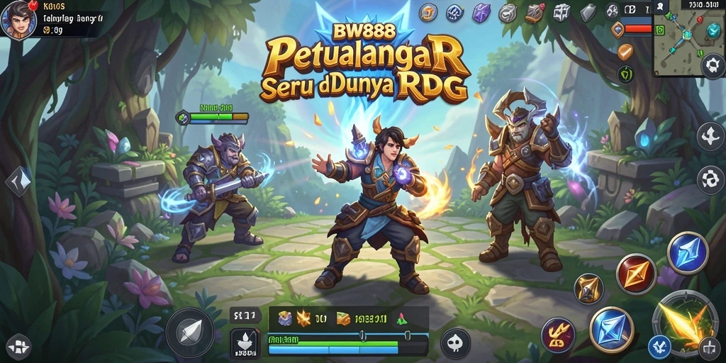 Tampilan gameplay BW888 yang memukau dengan aksi pertarungan yang seru.