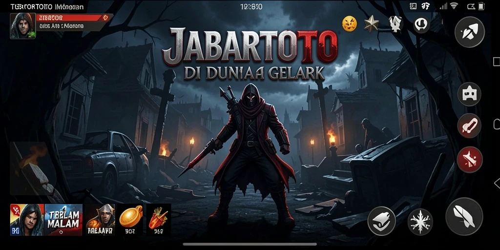 Screenshot JABARTOTO menampilkan atmosfer gelap dan mencekam dari gameplay horror.