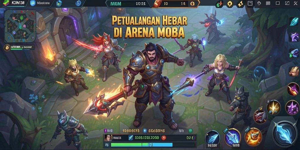 Tautan ke tampilan gameplay KOIN138 yang mendebarkan.