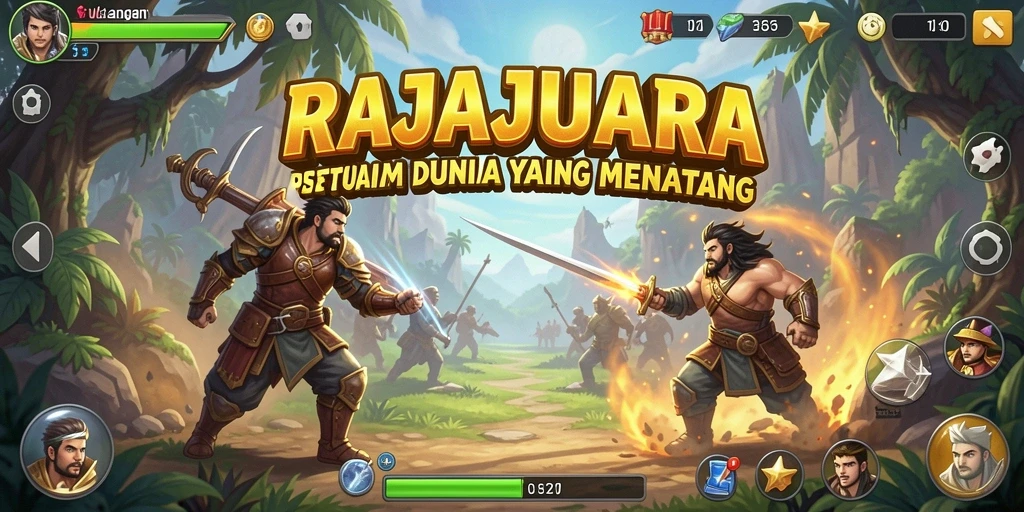 Tangkap momen seru dalam gameplay RAJAJUARA yang penuh petualangan.