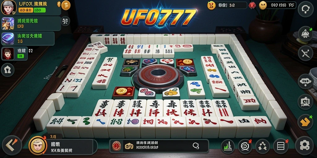 Tampilan gameplay Mahjong yang seru di UFO777.